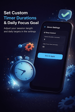 Zenvo: Focus Timer Widget screenshot 4